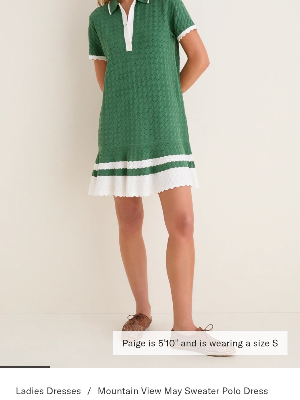 Nwt Tuckernuck Mountain View May Sweater Polo Dress Size LG - Picture 2 of 8